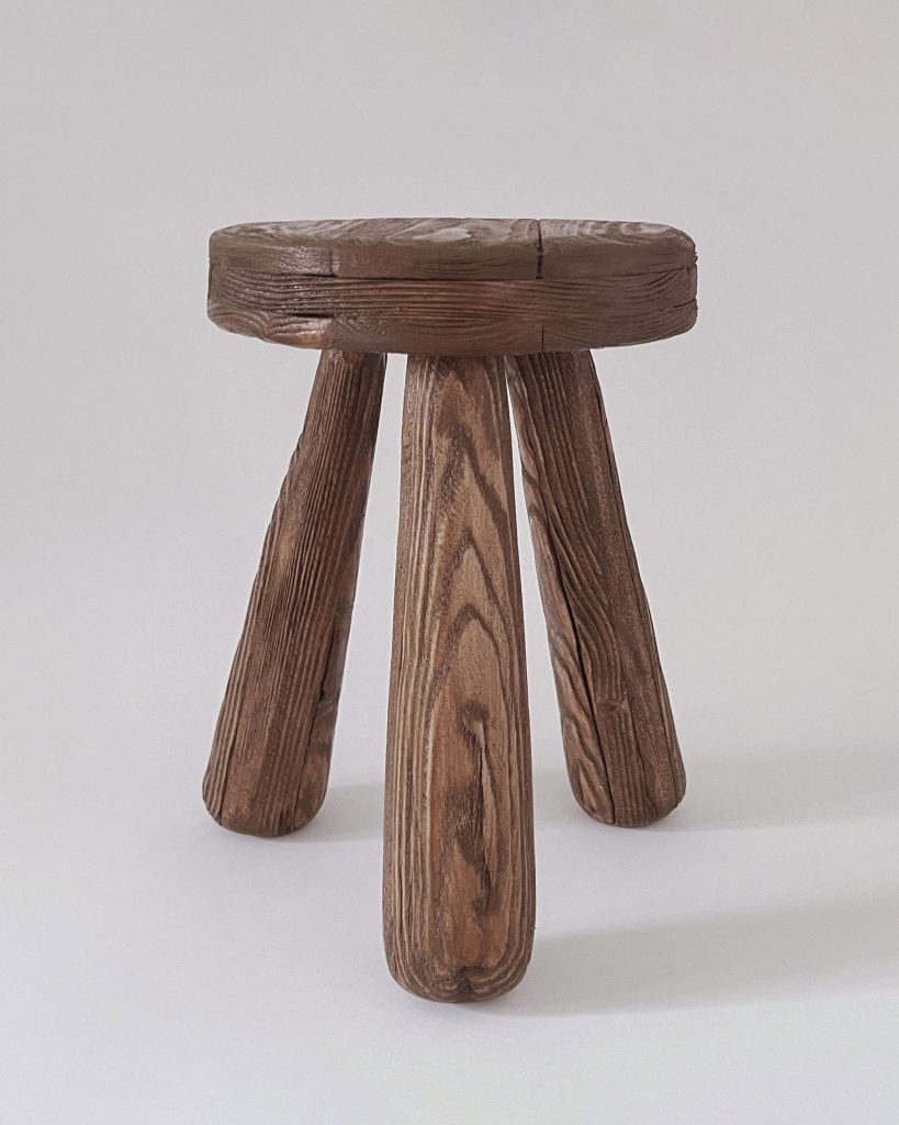 Wooden Tripod Stool no. 4