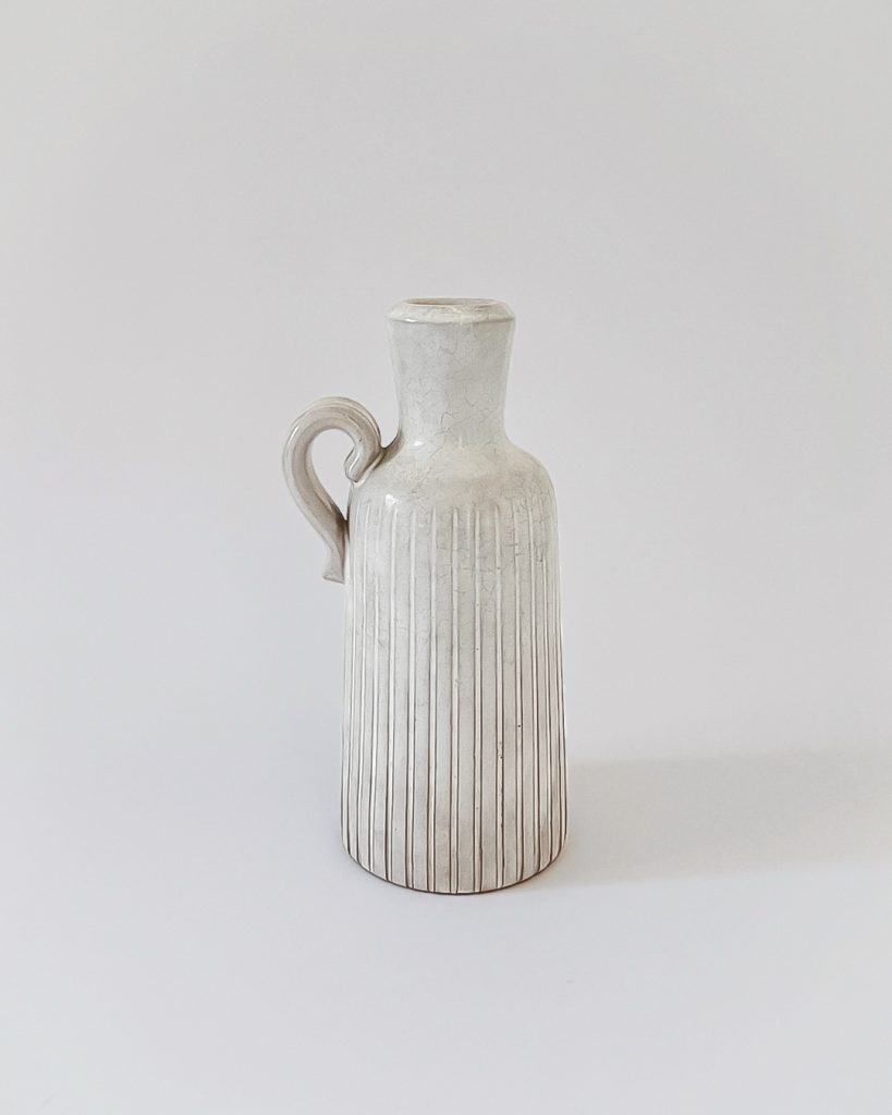 Anna-Lisa Thomson Fluted Ceramic Pitcher