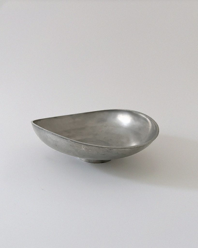 Edvin Ollers Modernist Pewter Dish