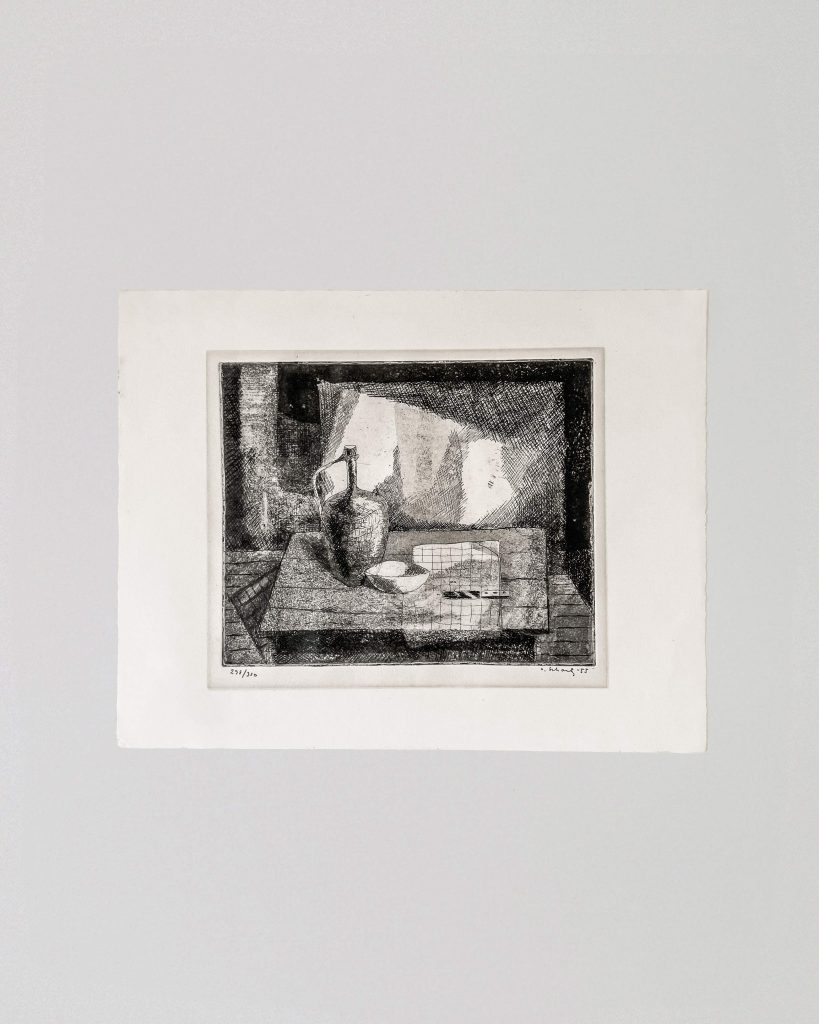 Philip von Schantz Still Life Etching