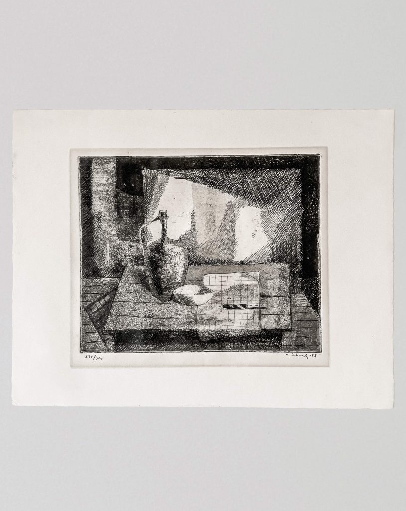 Philip von Schantz Still Life Etching