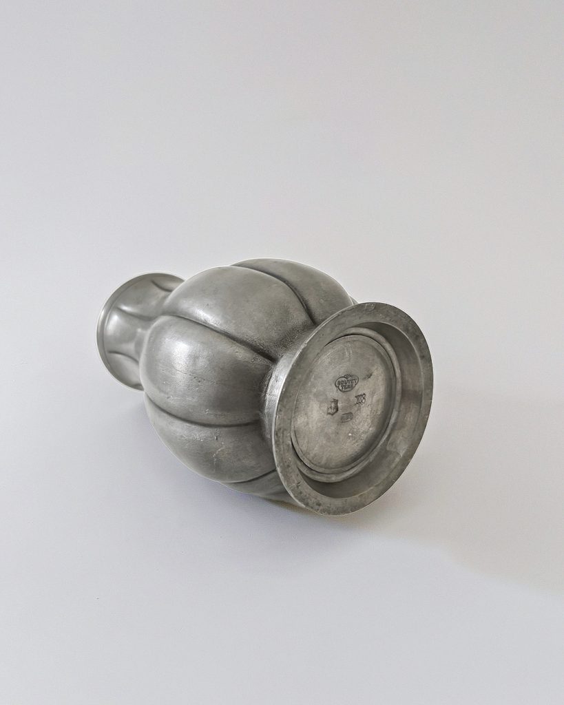 Edvin Ollers Pewter Vase Schreuder & Olsson