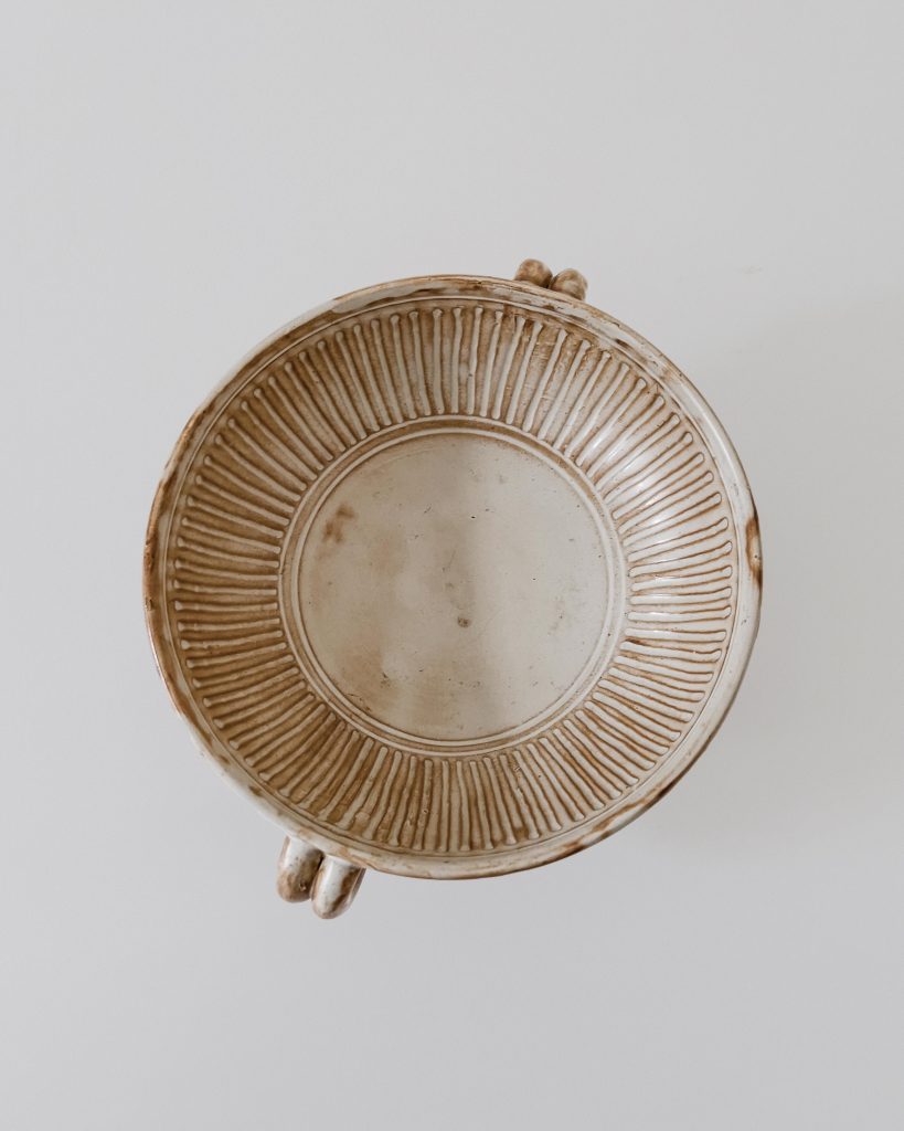 Harald Östergren Art Deco Relief Bowl Upsala Ekeby