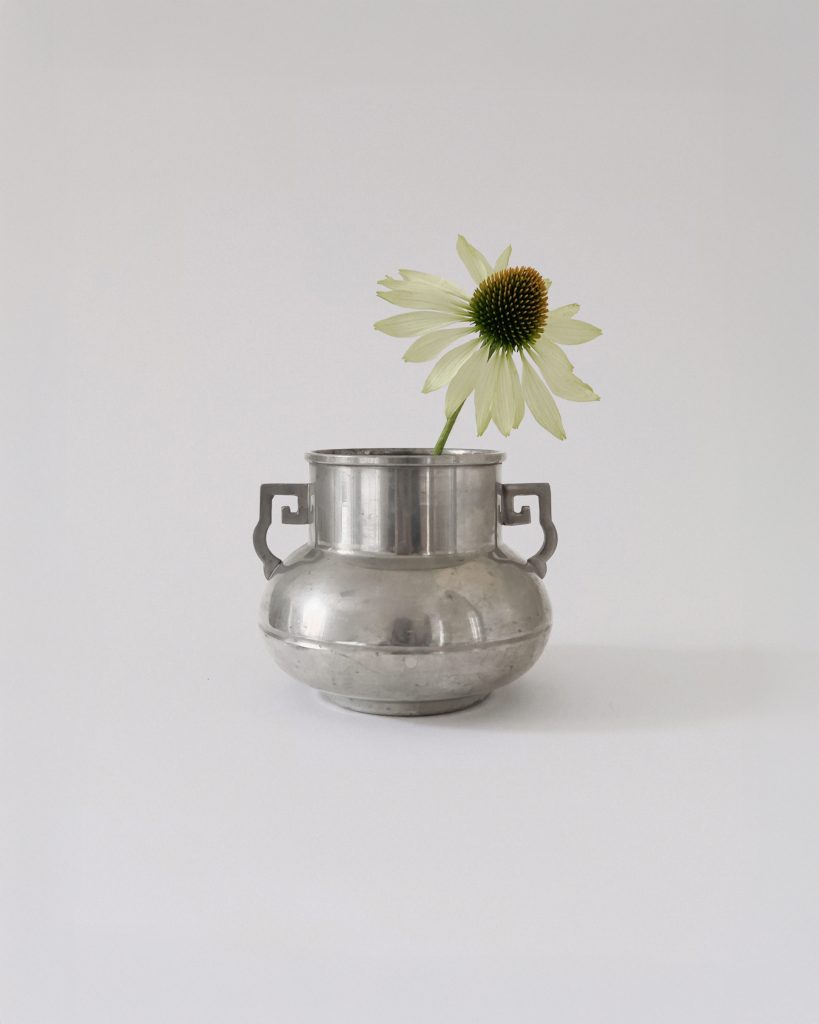 GAB <br> Swedish Grace Pewter Vase <br> 1934