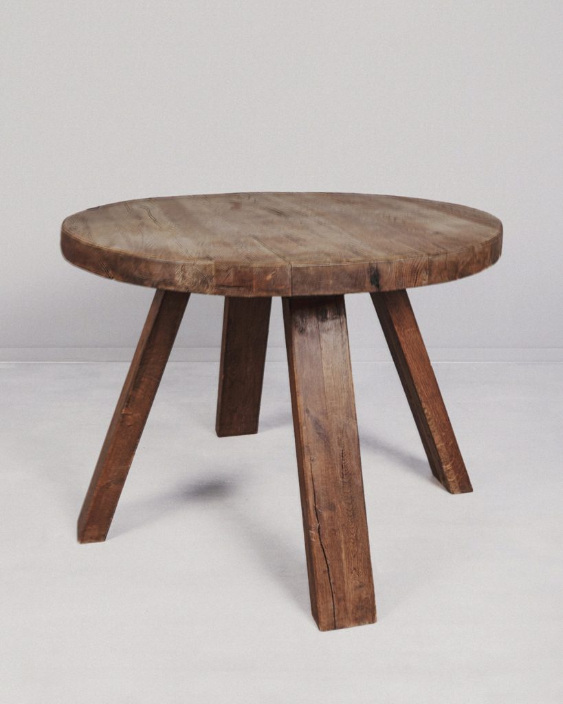 De Puydt Brutalist Wooden Table