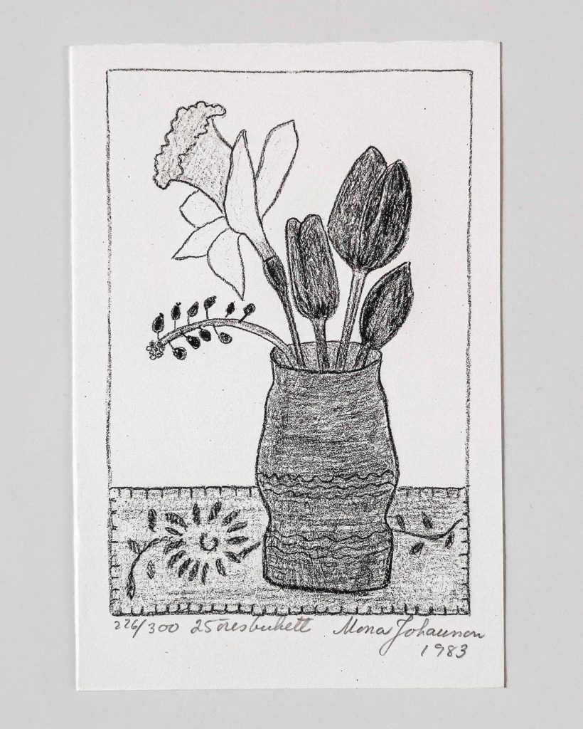 Mona Johansson Still Life Etching