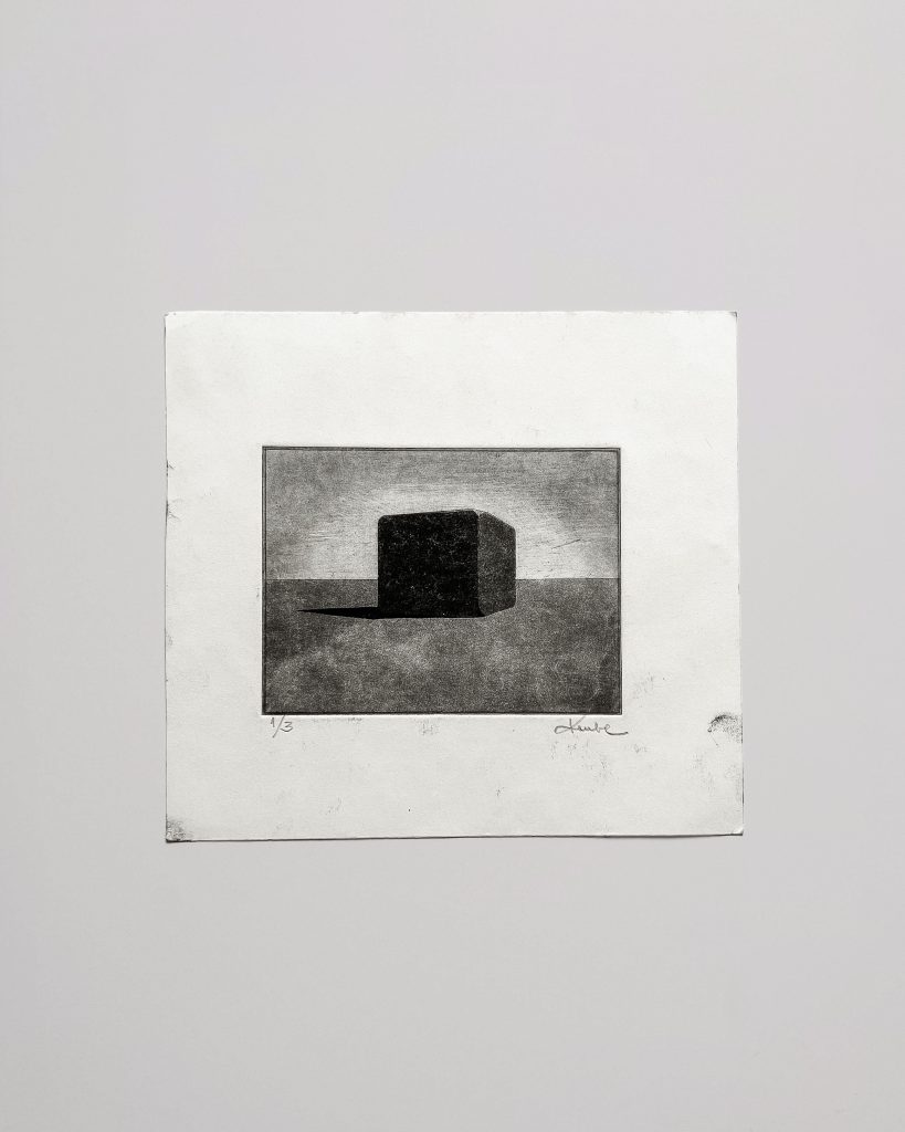 Geometrical Study Modernist Etching